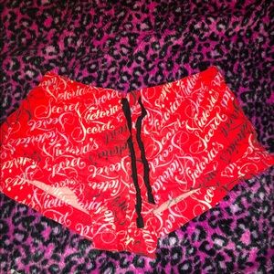 Victoria’s Secret red sleep shorts size s